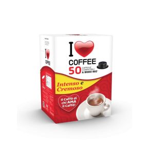 50 Capsule Compatibili Lavazza A Modo Mio I Love Coffee miscela Rossa