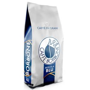 6kg di caffè in grani Borbone Miscela BLU + 6 BICCHIERI TERMICI DI VETRO IN OMAGGIO