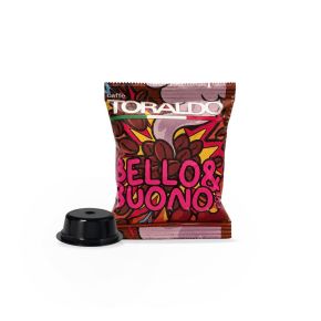 Capsule compatibili A Modo Mio caffè Toraldo miscela Bello e Buono