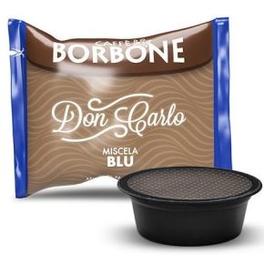 100 Borbone Blu Compatibili A Modo Mio + bicchierino di vetro in omaggio