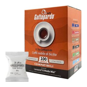 100 Capsule Compatibili Lavazza A Modo Mio Caffè Gattopardo To.Da Gusto BLU