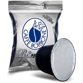 100 Capsule Borbone Nera per macchine Nespresso + bicchierino di vetro in omaggio