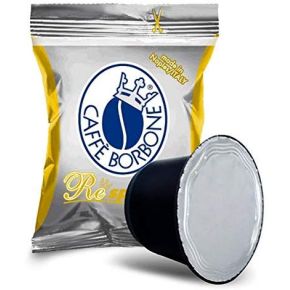 100 Capsule Borbone Oro per macchine NESPRESSO + bicchierino di vetro in omaggio