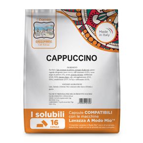 16 CAPSULE CAPPUCCINO TO.DA GATTOPARDO COMPATIBILI A MODO MIO 