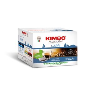 150 Cialde compostabili Caffè Kimbo Gusto CAPRI