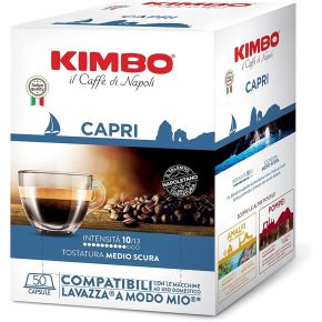 100 Capsule compatibili Lavazza A Modo Mio Caffè Kimbo gusto CAPRI