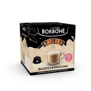 16 CAPSULE BAILEYS CAPPUCCINO BORBONE COMPATIBILE DOLCE GUSTO 