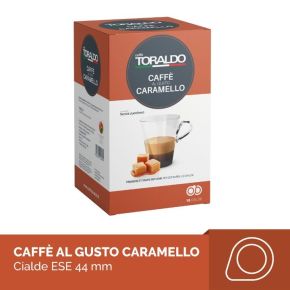 18 Cialde 44mm Caffè al gusto di Caramello
