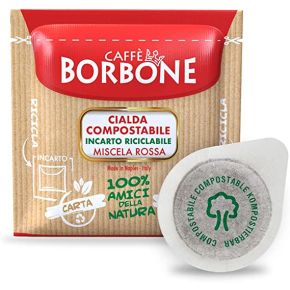 300 Cialde 44mm Borbone Rossa + 50 Cialde Gusto Antico Assortite 