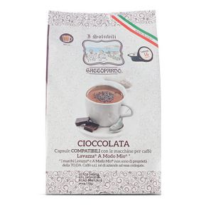 16 CAPSULE CIOCCOLATO TO.DA GATTOPARDO COMPATIBILI A MODO MIO 