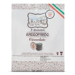 10 CAPSULE CIOCCOLATO TO.DA GATTOPARDO PER MACCHINE NESPRESSO 
