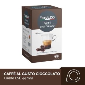 18 Cialde 44mm Caffè al gusto di Cioccolato
