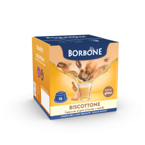 16 CAPSULE BISCOTTONE BORBONE COMPATIBILE DOLCE GUSTO 