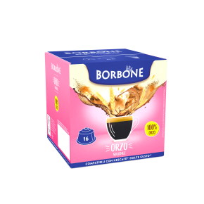 16 CAPSULE ESPRESSO D'ORZO BORBONE COMPATIBILE DOLCE GUSTO 