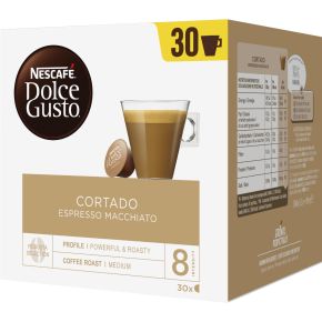 30 Capsule NESCAFÉ DOLCE GUSTO Cortado Espresso Macchiato 