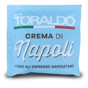 150 cialde caffè Toraldo miscela CREMA DI NAPOLI