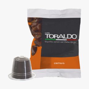 Capsule per macchine Nespresso caffè Toraldo miscela CREMOSA