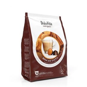 16 CAPSULE BISCOTTONE DOLCE VITA COMPATIBILE DOLCE GUSTO