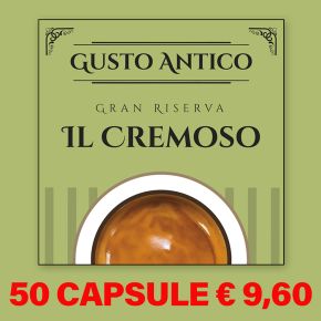50 Capsule Compatibili Dolce Gusto Espresso Gusto Antico Il Cremoso