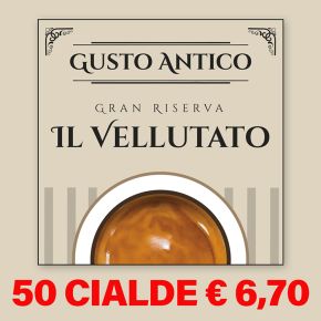 50 Cialde 44mm Espresso Gusto Antico il Vellutato