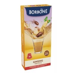 10 CAPSULE GINSENG BORBONE PER MACCHINE NESPRESSO