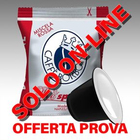 300 Capsule Borbone Rossa per macchine Nespresso 