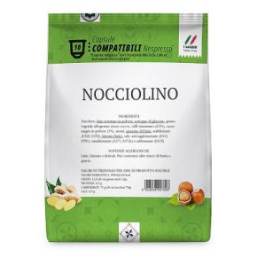 10 CAPSULE NOCCIOLINO TO.DA GATTOPARDO PER MACCHINE NESPRESSO 