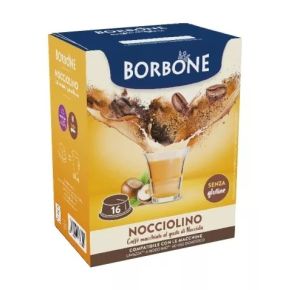 16 CAPSULE NOCCIOLINO BORBONE COMPATIBILI A MODO MIO 