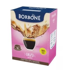 16 CAPSULE ORZO CAFFE' BORBONE COMPATIBILI A MODO MIO 