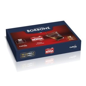 48 CAPSULE DI CAFFE' BORBONE MISCELA ROSSA CAFFITALY