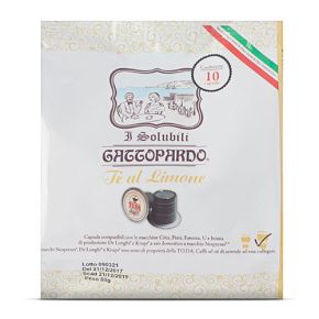 10 CAPSULE TE' AL LIMONE TO.DA GATTOPARDO PER MACCHINE NESPRESSO 