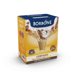 16 CAPSULE CORTADO BORBONE COMPATIBILI A MODO MIO 