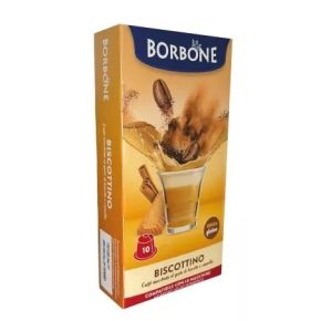 10 CAPSULE BISCOTTINO BORBONE PER MACCHINE NESPRESSO