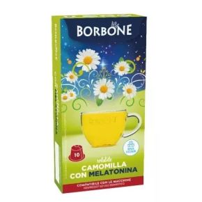 10 CAPSULE CAMOMILLA CON MELATONINA BORBONE PER MACCHINE NESPRESSO 