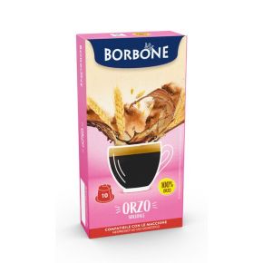 10 CAPSULE ORZO CAFFE' BORBONE PER MACCHINE NESPRESSO 