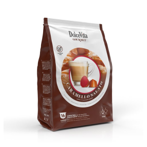 16 CAPSULE DI CARAMELLO SALATO DOLCE VITA COMPATIBILI DOLCE GUSTO