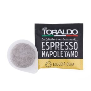 100 cialde caffè Toraldo miscela DEK