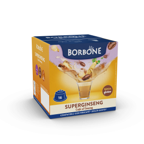 16 CAPSULE SUPER GINSENG BORBONE SENZA GLUTINE COMPATIBILE DOLCE GUSTO 