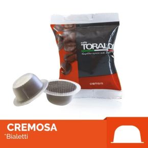 100 Capsule compatibili Bialetti caffè Toraldo miscela CREMOSA