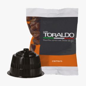 100 capsule compatibili Dolce Gusto caffè Toraldo miscela CREMOSA