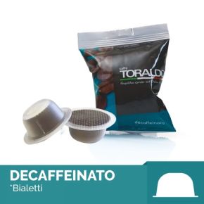 100 Capsule compatibili Bialetti caffè Toraldo miscela DEK