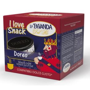 8 CAPSULE AL GUSTO OREO LA BEVANDA DEL RE' COMPATIBILE DOLCE GUSTO