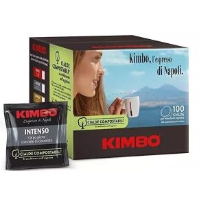 100 Cialde Ese 44mm caffè Kimbo gusto CAPRI - INTENSO