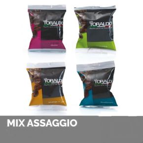 100 Capsule compatibili A Modo Mio caffè Toraldo mix assaggio