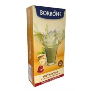 10 CAPSULE PISTACCHIO BORBONE PER MACCHINE NESPRESSO 