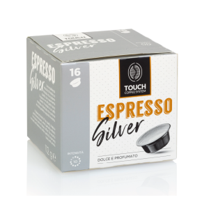 16 Capsule Touch Coffee System Miscela Silver