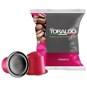 100 Capsule per macchine Nespresso caffè Toraldo miscela CLASSICA