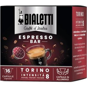 16 Capsule Bialetti Caffè d'Italia Torino Espresso Bar