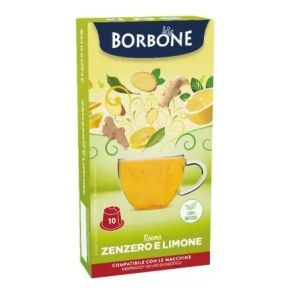 10 CAPSULE TISANA ZENZERO E LIMONE BORBONE PER MACCHINE NESPRESSO